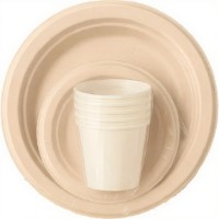 Set farfurii și pahare de unică folosință AmbalajMarket Bio 2630 11pcs