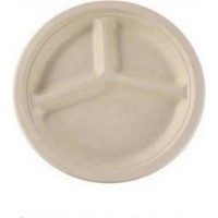 Set farfurii de unică folosință AmbalajMarket Bio Beige 3970 50pcs