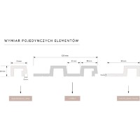 Panou decorativ de perete Mardom Decor Largo White L0301 imaginea #5 — magazin online Desire.md