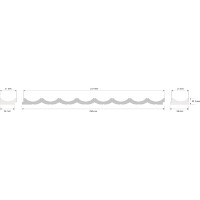 Panou decorativ de perete Mardom Decor Lumio White WP002 imaginea #5 — magazin online Desire.md