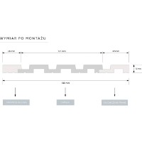 Panou decorativ de perete Mardom Decor Medio White L0201 imaginea #4 — magazin online Desire.md