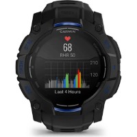 Smartwatch Garmin Instinct 3 50mm AMOLED Black with Bolt Blue (010-03020-03)