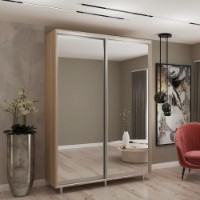 Dulap cu uşi glisante My-Style Mirror 120x200x60 Sonoma Oak (C12H0M03U03) imaginea #1 — magazin online Desire.md