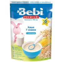 Terci cu lapte pentru copii Bebi 7 Cereals 6+ 200g