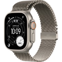 Smartwatch Apple Watch Ultra 3 GPS + Cellular 49mm Natural Titanium Case with Natural Titanium Milanese Loop (MEWY4) imaginea #2 — magazin online Desire.md