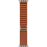 Ремешок Apple Watch 49mm Terra Cotta Alpine Loop Large Natural Titanium Finish (MFTD4ZM/A)