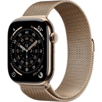 Ремешок Apple Watch 46mm Gold Milanese Loop S/M