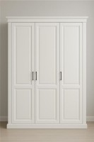 Шкаф Alfa Mobila Romance New 230x60x180 White