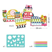 Набор для творчества Djeco Normographe DJ09888 фото №4 — интернет-магазин Desire.md