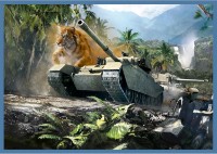 Пазл Trefl 4x250 The Great Tank Battle (13347)