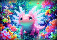 Puzzle Trefl 500 Axolotl (37536)