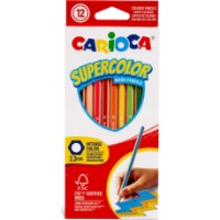 Creioane colorate Carioca SuperColor (53214) 12pcs