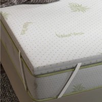 Топпер Trendy Aloevera White 100x200cm GTR007602 фото №3 — интернет-магазин Desire.md