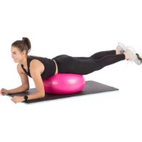 Mingea fitness HMS Gymnastic Ball Donut Pink (YD04N) imaginea #5 — magazin online Desire.md