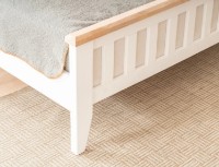 Кровать Trendy Inci White/Oak 120x200cm GTR007462 фото №4 — интернет-магазин Desire.md