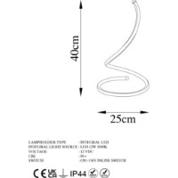 Настольная лампа Trendy Da 13286 40x25x25cm GTR002790 фото №2 — интернет-магазин Desire.md