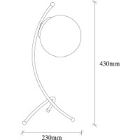 Настольная лампа Trendy Da 5011 43x23x18cm GTR002818 фото №2 — интернет-магазин Desire.md