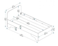 Pat Trendy Luses White 90x190cm GTR007501 imaginea #4 — magazin online Desire.md
