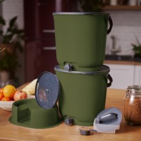 Compostor Skaza BOEssential SET+base 15.3L Olv-Gry 88-1 imaginea #5 — magazin online Desire.md