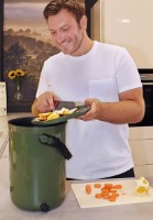 Compostor Skaza Bokashi Organko 2  2x9.6L Olive imaginea #4 — magazin online Desire.md