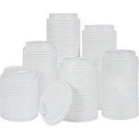 Set capaci de unică folosință AmbalajMarket White 70mm 1667 100pcs
