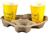 Set suport pahare de unică folosință AmbalajMarket Natur 8420 110pcs imaginea #3 — magazin online Desire.md