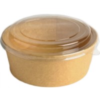 Set containere de unică folosință AmbalajMarket Kraft 750ml 1966 50pcs