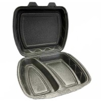 Set containere de unică folosință AmbalajMarket HP-2 Black 5495 125pcs imaginea #2 — magazin online Desire.md