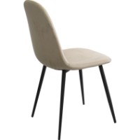 Стул Deco C-710 Black Legs Beige (SC710V-TPU-BEG) фото №3 — интернет-магазин Desire.md