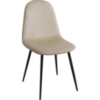 Scaun Deco C-710 Black Legs Beige (SC710V-TPU-BEG)