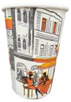 Набор одноразовых стаканов AmbalajMarket City 0347 330ml 50pcs