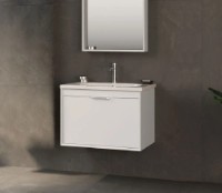 Шкаф с умывальником Orka Clay 80 White (19166) фото №3 — интернет-магазин Desire.md