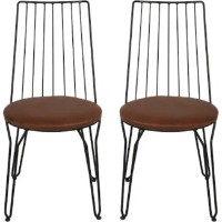 Комплект для столовой Trendy Ada 275 Black/Brown 88x43x42cm GTR006756 2pcs фото №2 — интернет-магазин Desire.md