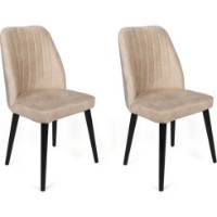 Стул Trendy Alfa 434 Cream/Black 90x50x49cm GTR006861 2pcs