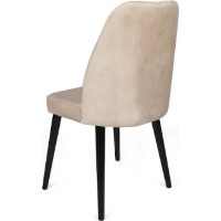 Комплект для столовой Trendy Alfa 434 Cream/Black 90x50x49cm GTR006861 2pcs фото №2 — интернет-магазин Desire.md