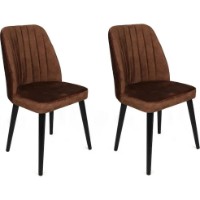 Стул Trendy Alfa 436 Brown/Black 90x50x49cm GTR006862 2pcs