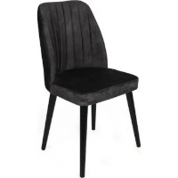 Комплект для столовой Trendy Alfa 437 Anthracit/Black 90x50x49cm GTR006863 2pcs фото №2 — интернет-магазин Desire.md