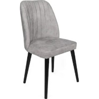 Комплект для столовой Trendy Alfa 438 Grey/Black 90x50x49cm GTR006864 2pcs фото №2 — интернет-магазин Desire.md