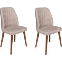 Стул Trendy Alfa 465 Mink/Walnut 90x50x49cm GTR006868 2pcs