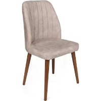 Комплект для столовой Trendy Alfa 465 Mink/Walnut 90x50x49cm GTR006868 2pcs фото №3 — интернет-магазин Desire.md