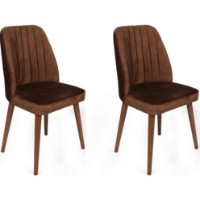 Стул Trendy Alfa 466 Brown/Walnut 90x50x49cm GTR006869 2pcs