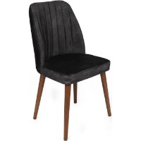 Комплект для столовой Trendy Alfa 467 Anthracit/Walnut 90x50x49cm GTR006870 2pcs фото №4 — интернет-магазин Desire.md