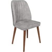 Комплект для столовой Trendy Alfa 468 Grey/Walnut 90x50x49cm GTR006871 2pcs фото №3 — интернет-магазин Desire.md