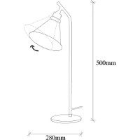 Настольная лампа Trendy Sivani MR 610 28x50x28cm GTR002780 фото №2 — интернет-магазин Desire.md