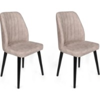 Стул Trendy Alfa 469 Cream/Black 90x50x49cm GTR006872 2pcs