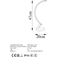 Настольная лампа Trendy Tesit 13324 47x20x20cm GTR002788 фото №2 — интернет-магазин Desire.md