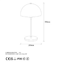 Настольная лампа Trendy Varzan 10856 28x50x28cm GTR002798 фото №2 — интернет-магазин Desire.md