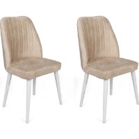 Стул Trendy Alfa 494 Beige/White 90x50x49cm GTR006875 2pcs