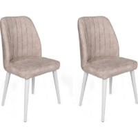 Стул Trendy Alfa 495 Cream/White 90x50x49cm GTR006876 2pcs