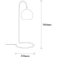 Настольная лампа Trendy Yilan NT 121 23x56x14cm GTR002812 фото №2 — интернет-магазин Desire.md